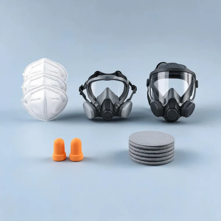 Molded respirators and earplugs product family